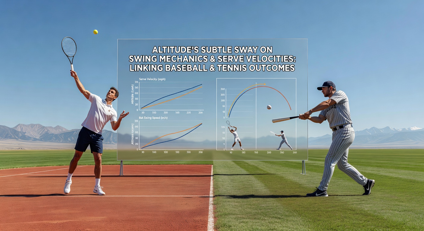 Tennis player serving at high-altitude court with ball trajectory overlay and live odds ticker