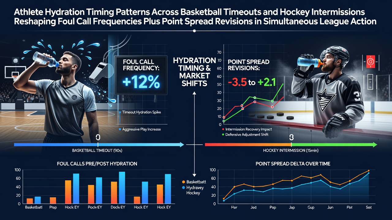 Athletes rehydrating during basketball timeouts and hockey intermissions in professional leagues