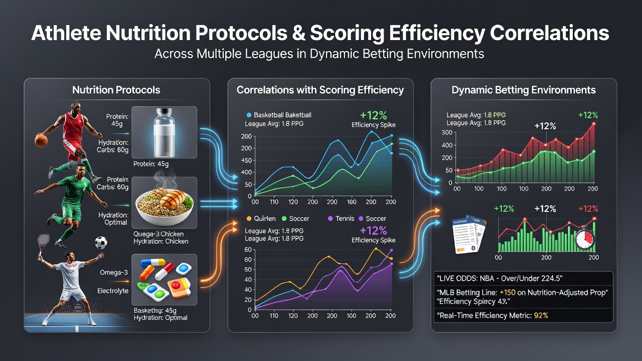 Athletes following structured nutrition plans during training sessions that influence performance metrics tracked in betting markets