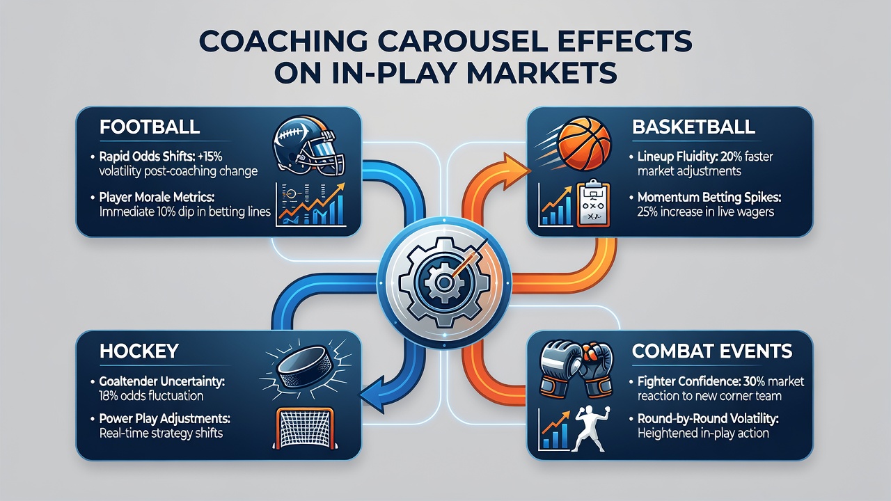 Hockey and combat sports see rapid odds movement after coaching updates