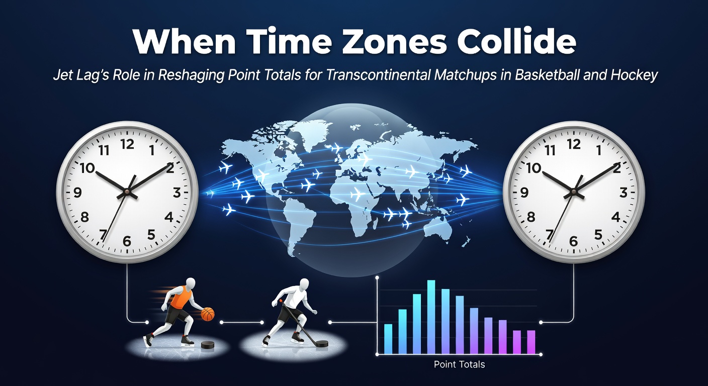 Athletes traveling across time zones show measurable effects on scoring output in league data